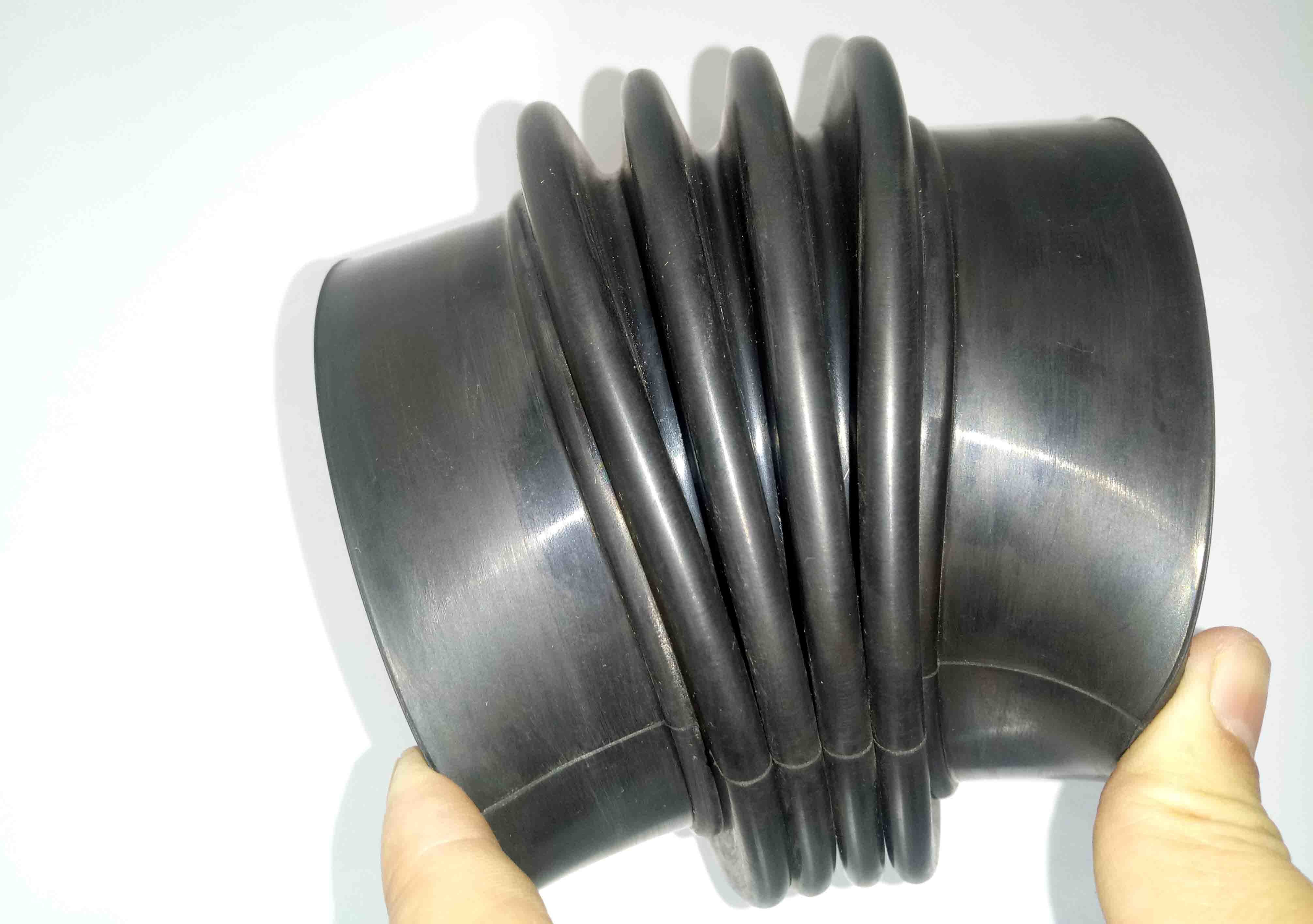 Buy cheap Corrugated  Flexible Rubber Bellows Custom Molded Heat Aging Resistance product