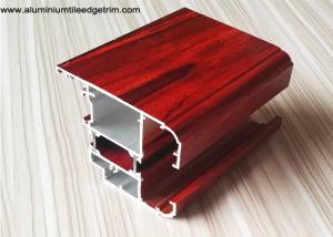 Buy cheap Thermal Break Wood Grain Aluminium Casement Window Profile For Apartment Project product