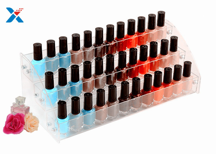 Buy cheap Nail Polish Counter Acrylic Display Rack Showcase Multi Tiered Good Chemical Resisdence product