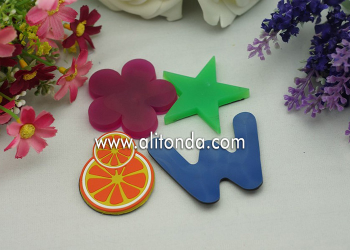 Buy cheap Cheap single color blue green red color alphabet star flower different kinds of shape fridge magnets for promotion product