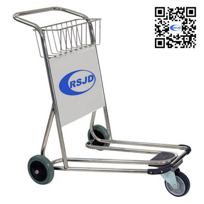 Buy cheap 3 Wheels Stainless Steel Airport Hand Trolley, Airport Hand Cart, Airport Trolley product