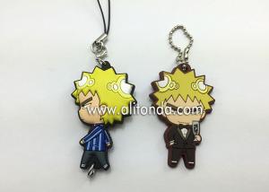 Buy cheap Phone accessories pendant custom phone decoration pendants supply with cartoon figures anime figure shape product