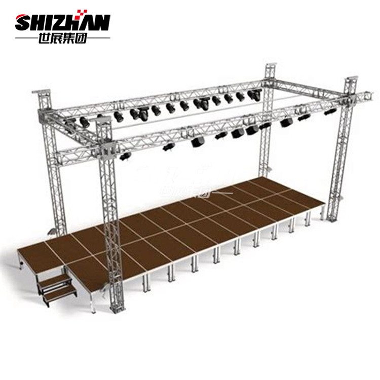 Buy cheap Display Aluminum Event Concert Lighting Portable Stage Truss product