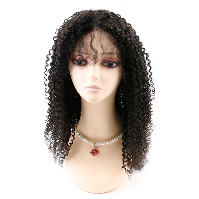 Buy cheap Kinky Curly Front Lace Wigs , Lace Front Full Wigs Human Hair 8A Grade product