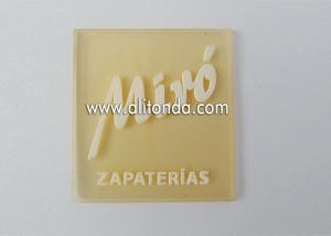 Buy cheap New transparent badges custom soft pvc silicone cheap logo badges for clothing bags hat shoes custom product