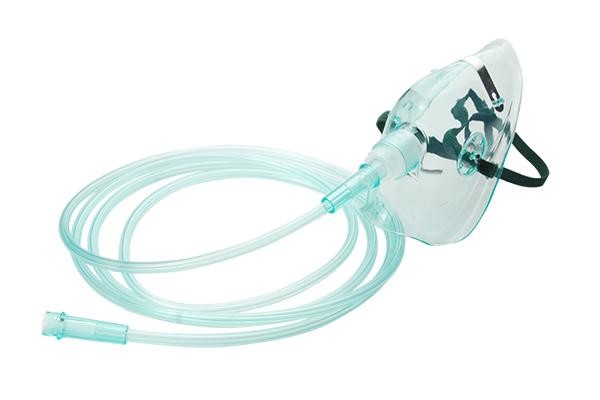 Buy cheap Medical PVC Medium Concentration Oxygen Mask Disposable Comfortable S M L XL Size product