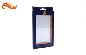 Buy cheap Coated Paper Card Board Packaging boxes with clear window for cellphone case product