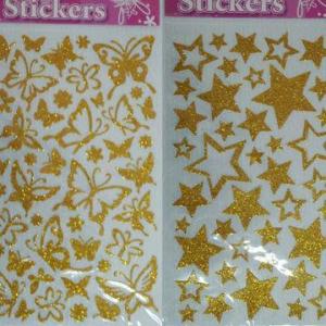 Buy cheap Shinning stickers/glitters, various designs, sizes are available, eco-friendly and non-toxic  product