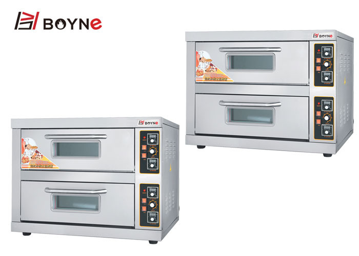 Buy cheap Full Stainless Steel Electric Two Deck Two Tray Oven Digital Temperature Controller product