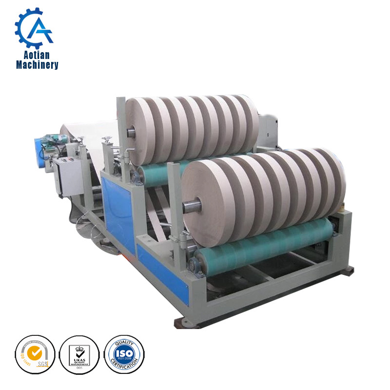 Buy cheap Kraft Paper Corrugated Board Production Line Toilet Paper Slitter Rewinder Machine product
