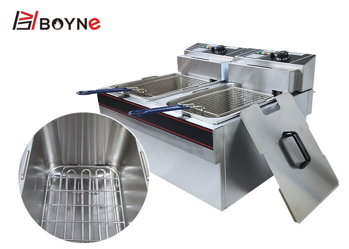 Buy cheap Fried Chicken Fast Food Restaurant Electric Fryer Double Tank product