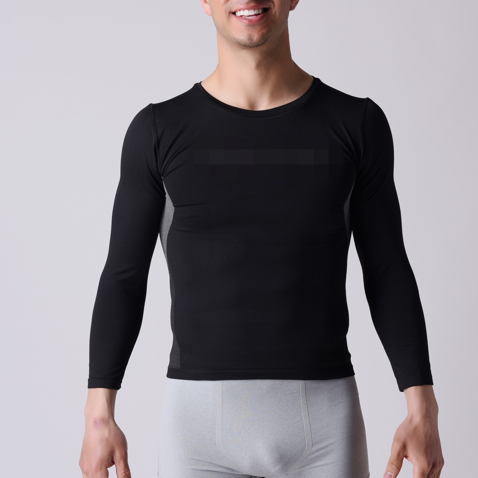 Buy cheap Men sportswear,  elastic for movement,  Athletic Shirt,  Sublimation Yoga shirts,  XLLS001,  More ventilated product