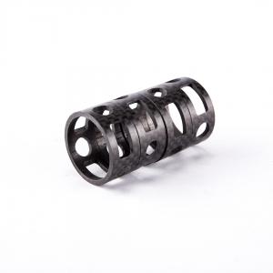 Buy cheap 40mm Tube Machined Carbon Fiber Square Tube 20mm High Tensile Strength product