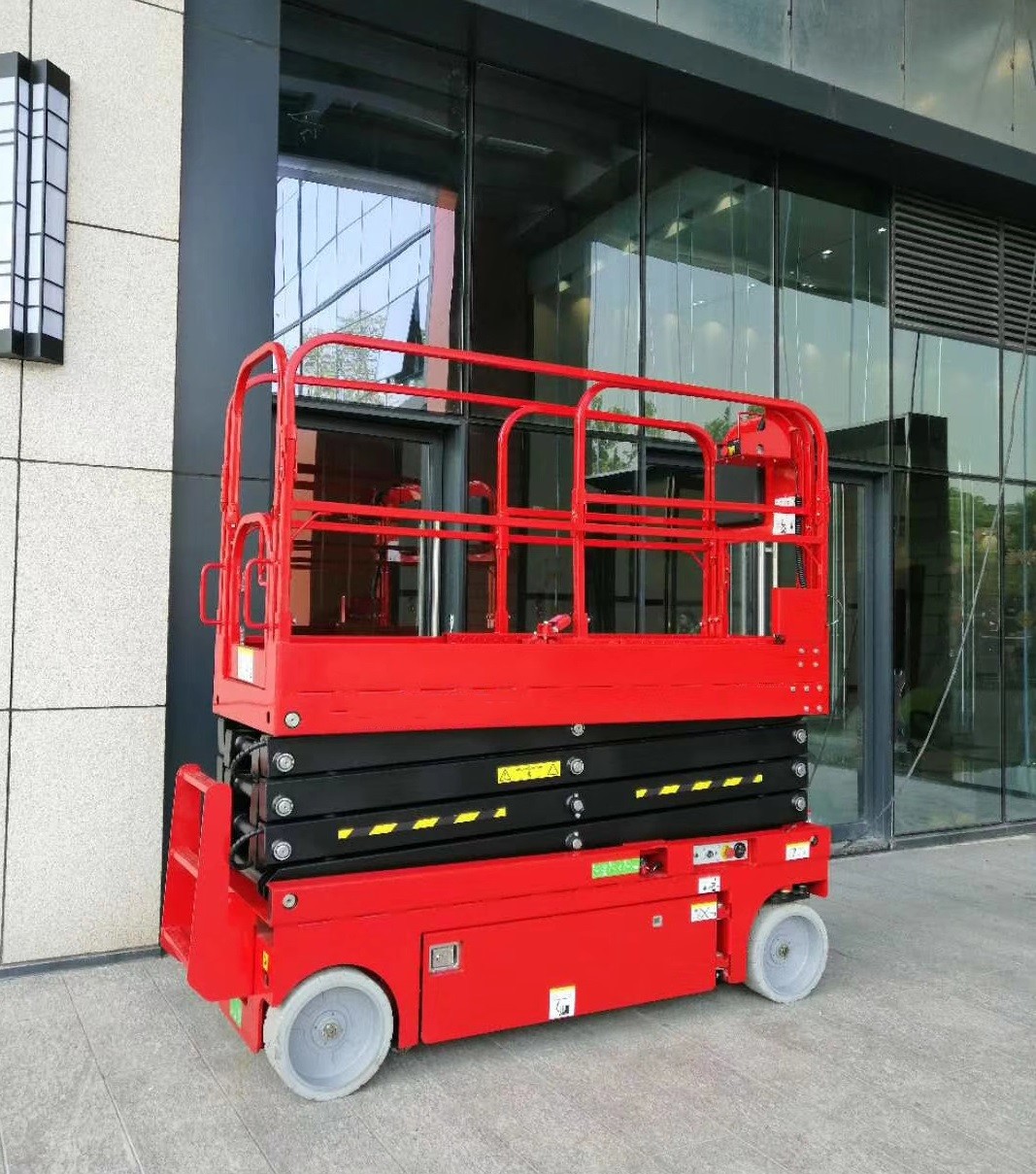 Buy cheap 16m Height Access 230kg Hydraulic Scissor Lift Platform With CE product