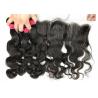 Buy cheap Natural Peruvian Human Hair Weave / Body Wave Hair Bundles With Frontal from wholesalers