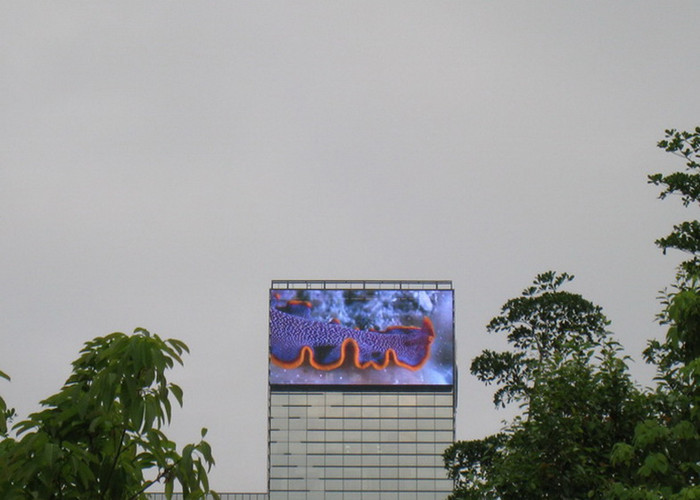 Buy cheap Waterproof SMD 3 In 1 Outdoor Full Color Led Signs P10 LED Video Wall 7000cd/㎡ product