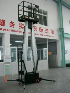 Buy cheap Single Mast Aerial Work Platform , 10 Meter Platform Hydraulic Lift Ladder product