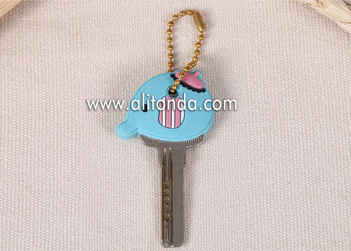Buy cheap Promotional gifts soft PVC key cap cover custom 3D house PVC rubber key cap cover PVC rubber key head product