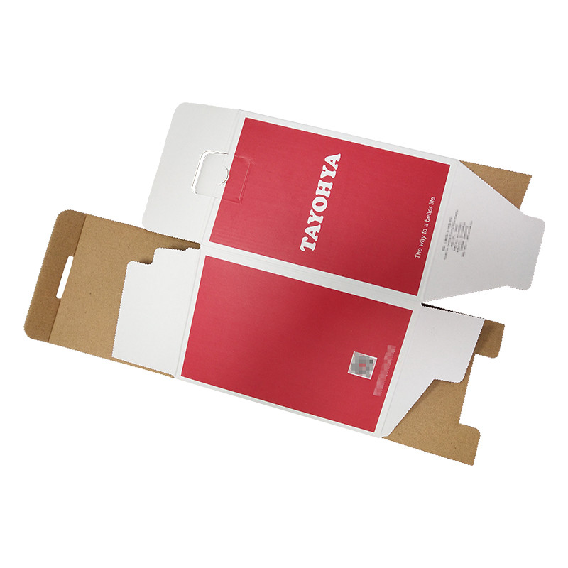 Buy cheap Custom Printed Corrugated Paper Box ,Cosmetic Packaging Mailer Box Red color product