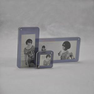 Buy cheap Souvenir Customized Picture Frames Magnetic Displays Double Sided Insert Photo product