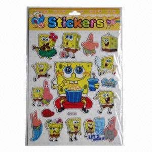 Buy cheap Shinning puffy stickers, eco-friendly, easy to apply and remove product