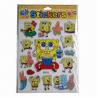 Buy cheap Shinning puffy stickers, eco-friendly, easy to apply and remove from wholesalers