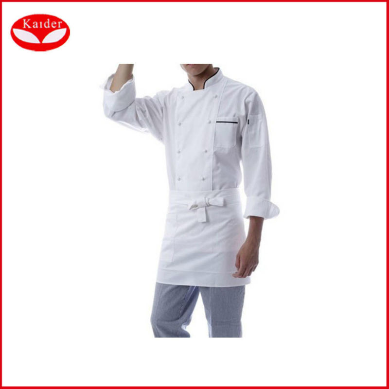 Buy cheap Personalized short / Long sleeve White hotel jacket food service uniforms product