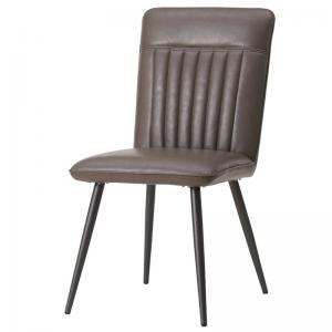 Buy cheap Banquet Brown Leather 16kgs Modern Dining Chair product