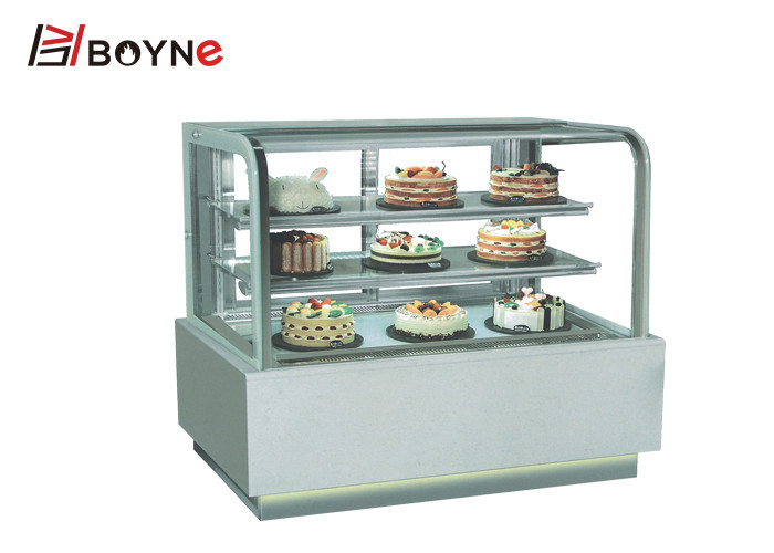 Buy cheap 3 Layer Pastry Display Cabinet  90 ° Glass Cake Chiller product