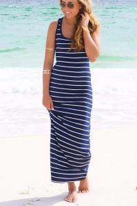 Buy cheap Fashionable sexy beach stripe sleeveless dress product