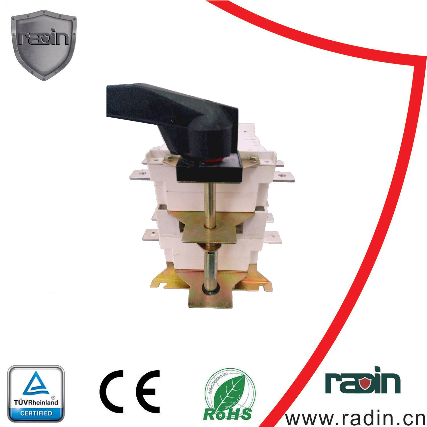 Buy cheap 125A-1600A Manual Transfer Switch Changover Load Isolator CCC RoHS Approved product