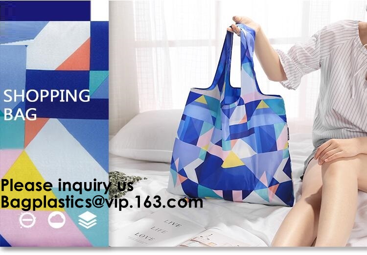 Buy cheap POLYESTER NYLON BAGS, BASKET, ECO CARRIER, REUSABLE TOTE BAGS, SHOPPING HANDY HANDLE VEST, FOLDABLE product