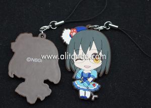 Buy cheap Japanese anime pvc rubber pendants custom for phone bag keychains product
