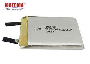 Buy cheap 3.7V 1200mAh Lithium Ion Battery Rechargeable With PCB And NTC PTC product