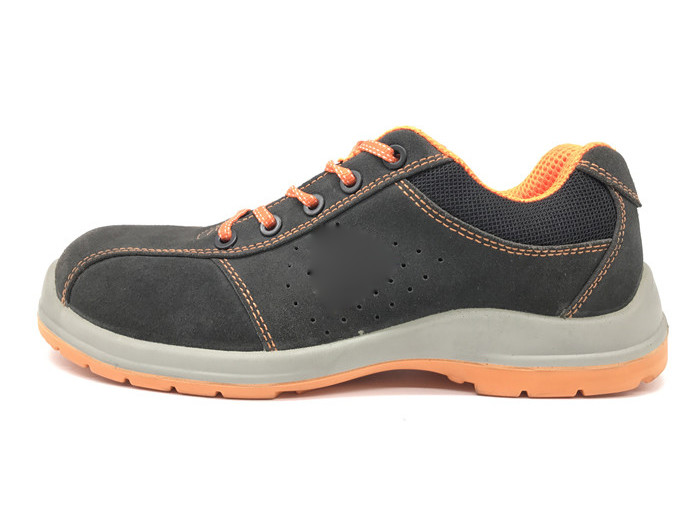 Quality Outsole Suede / Oxford Upper Lightweight Breathable Safety Shoes For Ladies for sale