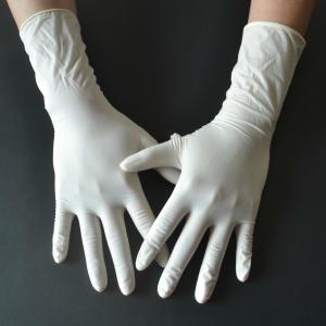 Buy cheap Powder Free Disposable Medical Gloves , Medical Rubber Gloves Fingertip Textured product
