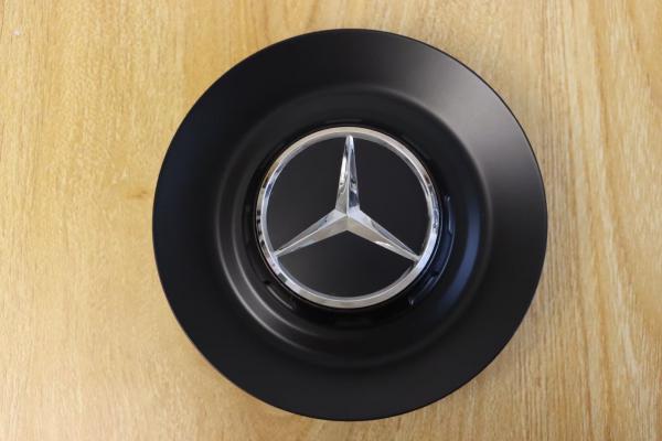 Mercedes Benz S Class W222 Matte Black AMG Hub Caps