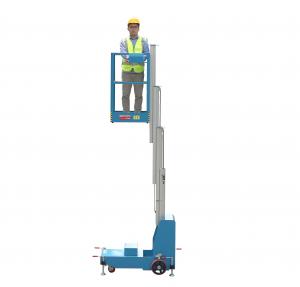 Buy cheap 4m Height Portable Access Platform Electric Aerial One Man Lift Single Manlift product