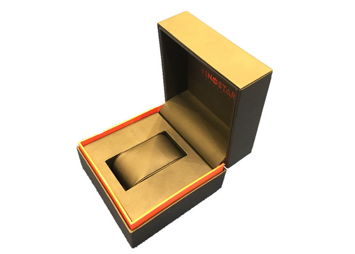 Buy cheap Single Twist Black Plastic Watch Box High Glossy Durable Presentation Gift product
