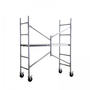 Buy cheap 6 Rungs Aluminum Scaffold Platform With Stairs 150KG Loading Capacity product