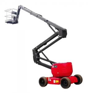 Buy cheap 200Kg Self Propelled Electric Articulating Boom Lift For Construction product