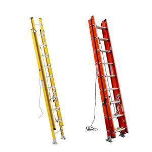 Buy cheap 10 Meter FRP GRP Fiberglass Telescoping Ladder , Industrial Warehouse Step Ladder product