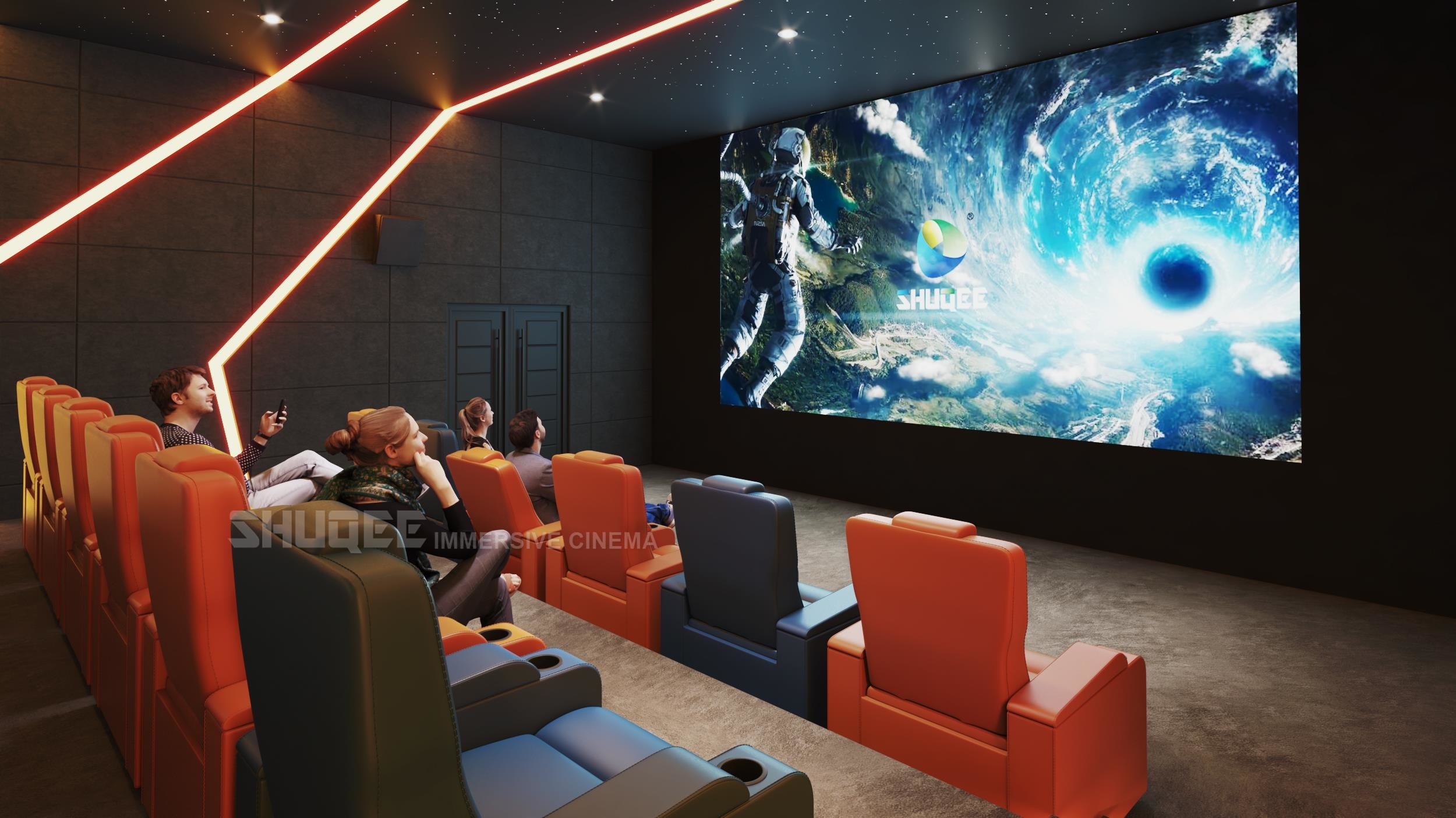 Buy cheap Home Cinema System Experience With Speaker , Projector And Screen System product
