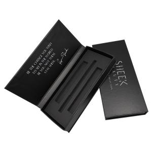 Buy cheap Lipstick 1000 gsm Cardboard Cosmetic Packaging Boxes Matt Black product