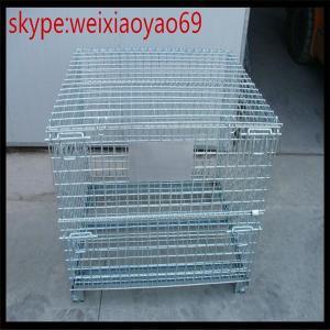 Buy cheap Folding storage cage/ wire mesh security  cage/pallet cage/security cage/wire security cage/metal storage cage/metal bin product