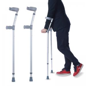 Buy cheap Adjustable Height Aluminum Adjustable Crutches For Disabled People Walking product