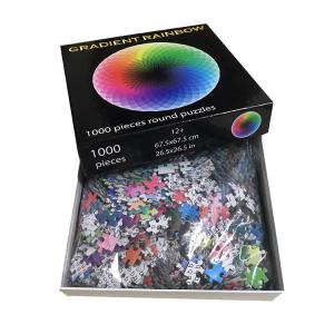 Buy cheap 2C Jigsaw Puzzle UV Varnish Card Board Printing For Kid product