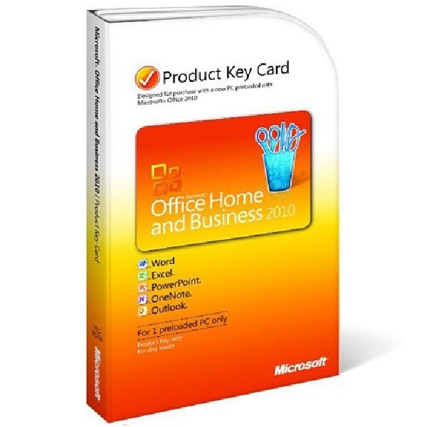 Microsoft Office Home & Business 2010 Retail Box for sale