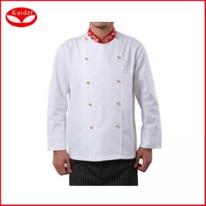 Buy cheap 100% cotton kitchen suits chef jackets and pants for men , Europe size product