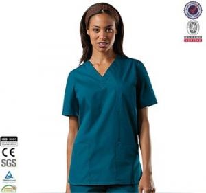 Buy cheap Colorful Medical Workwear Two patch pockets 65% polyester Side Vents Unisex product